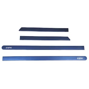 Jogo De Friso Lateral Pintado Azul Denim New Civic
