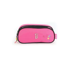 Estojo Escolar Barbie Luxcel Poliéster Pink 11x23x8cm