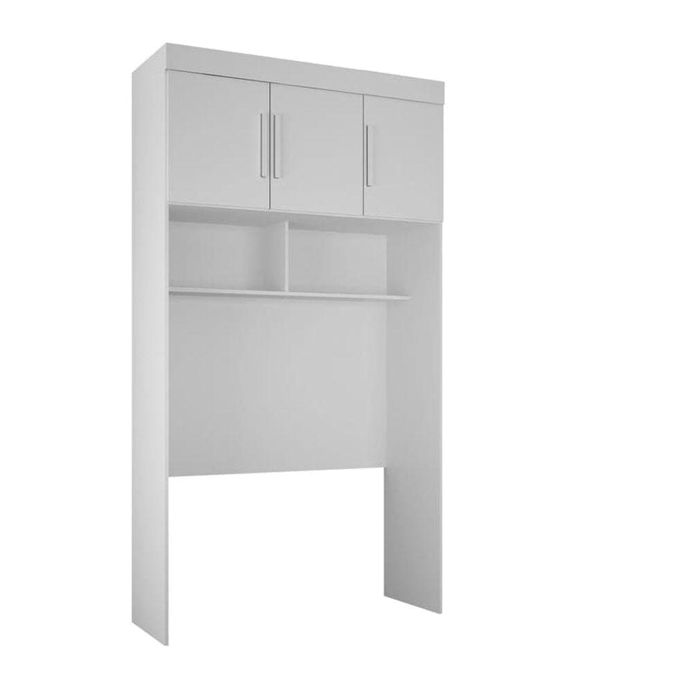 Modulado Aero Solteiro 3 Portas - Orion-Branco - Leifer Móveis