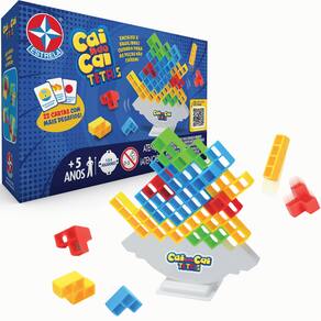 Jogo de Equilíbrio Cai Não Cai Tetris Infantil Estrela