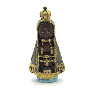 Imagem Nossa Senhora Aparecida Infantil Importada Resina 12