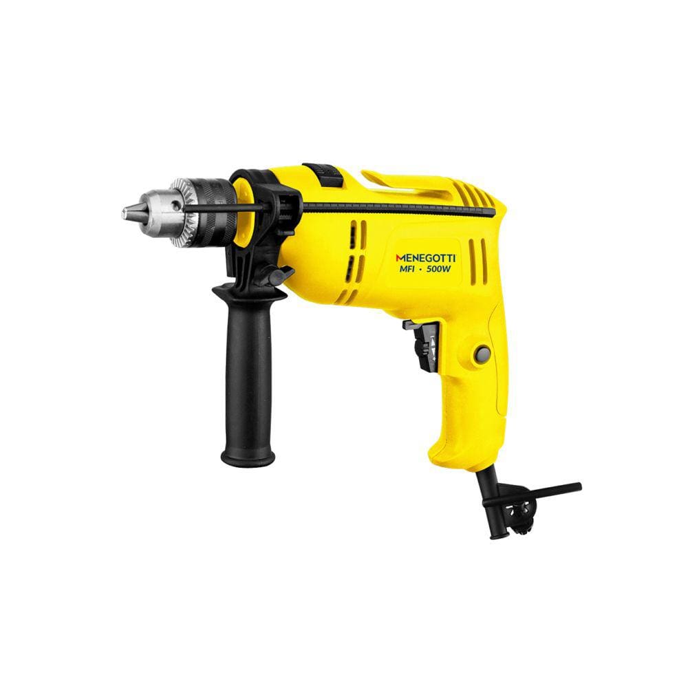 Furadeira de Impacto Reversível MFI500W Menegotti 110V
