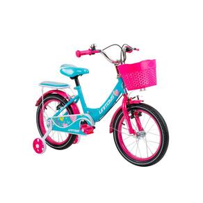 Bicicleta Infantil aro Menina Love Azul Tiffany Uni Toys 2660