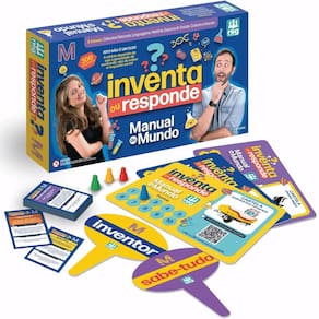 Jogo Inventa ou Responde Manual do Mundo Nig Brinquedos