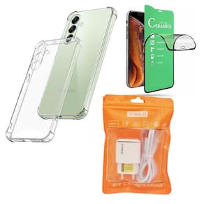Kit Capinha S24 + Pelicula 9D + Carregador Turbo Tipo-C