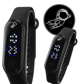 Relogio Prova Dagua Infantil Digital Ajustavel + Bracelete