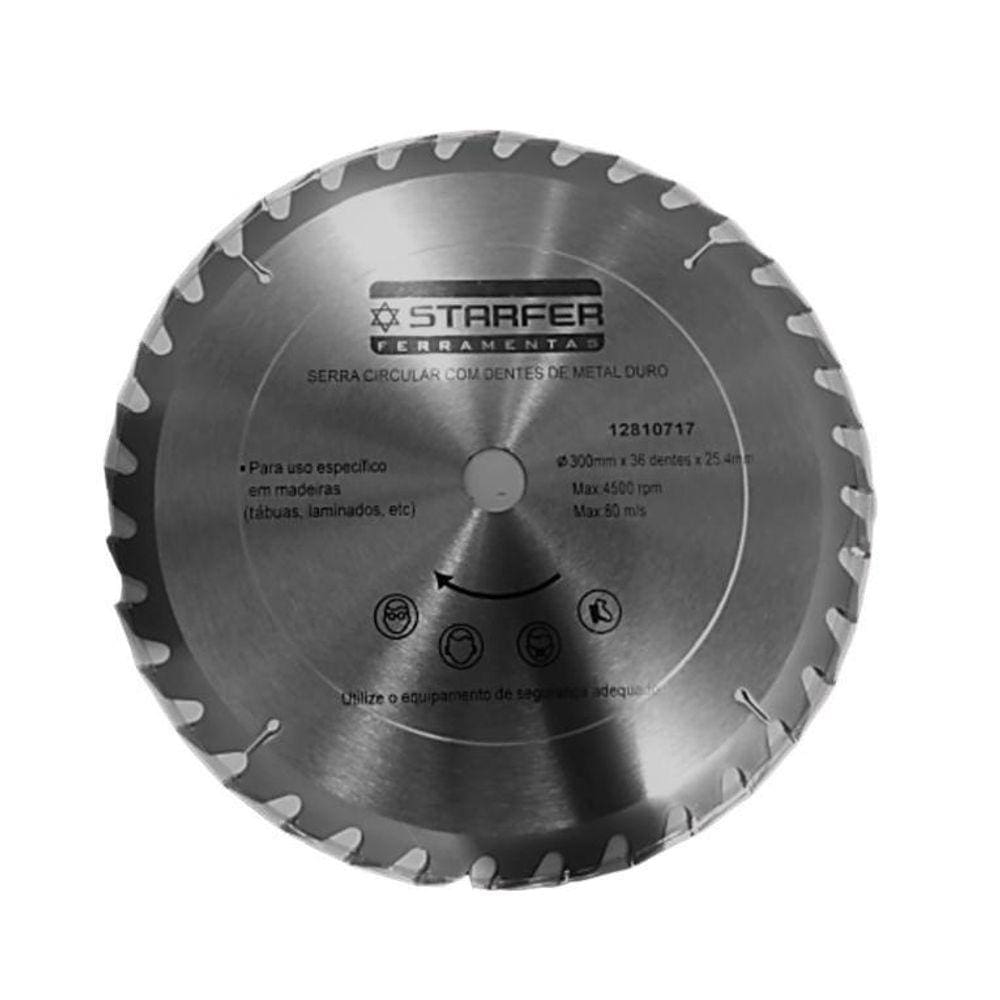 Lamina De Serra Circular Metal Duro 300Mmx36Dentes