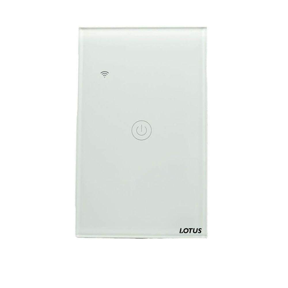 Interruptor Inteligente 1 Botão Wifi 4X2 - Branco 50/1