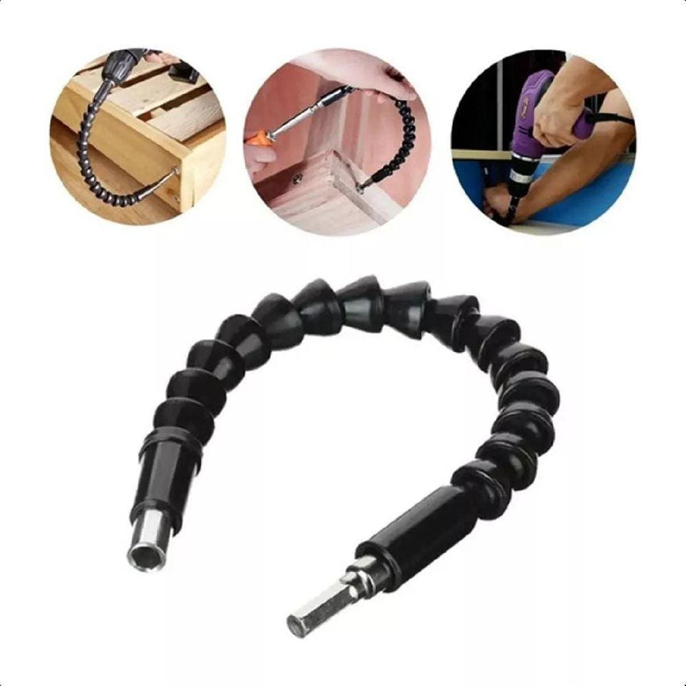 Cabo Extensor Eixo Alongador Flexível Para Parafusadeira