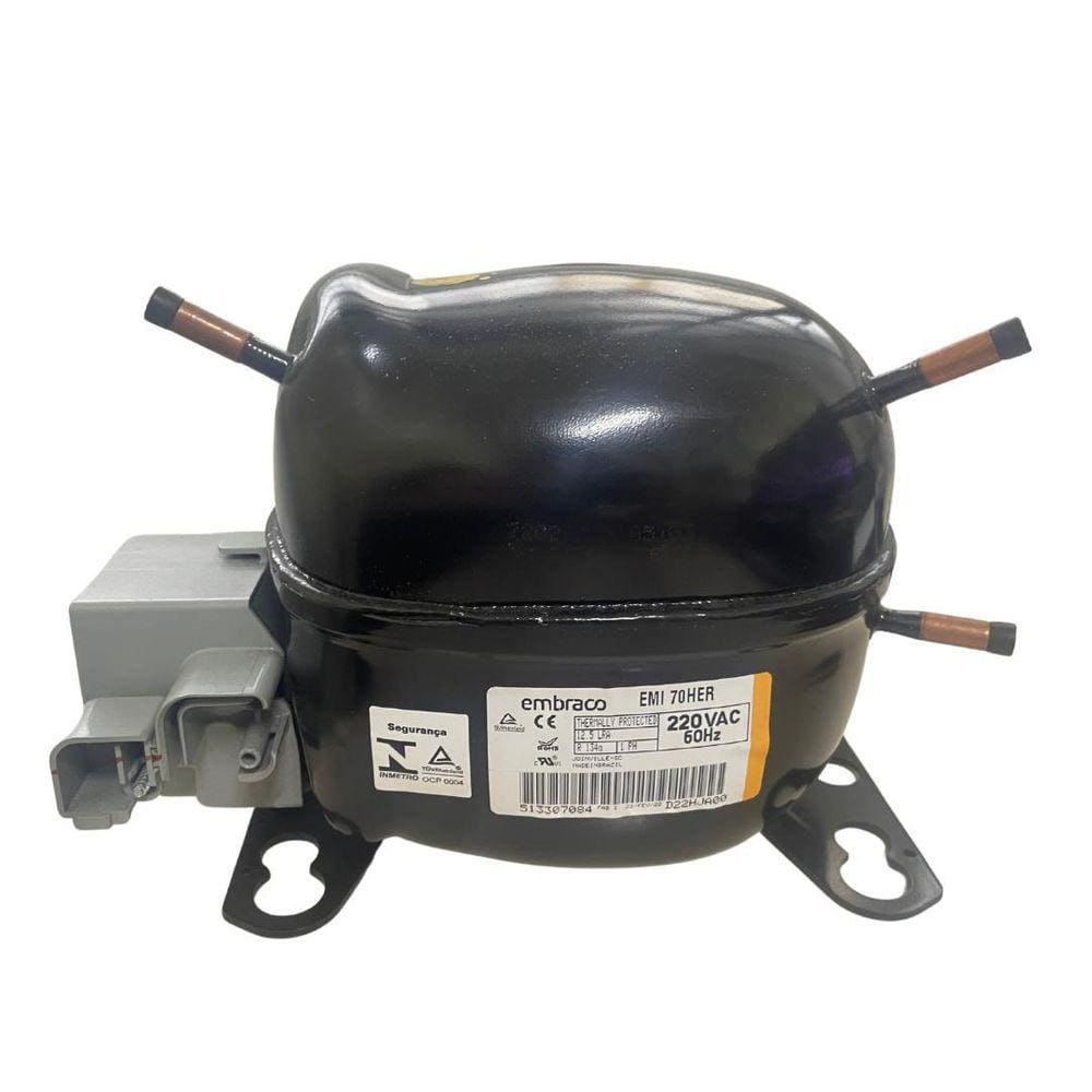 Motor Compressor 1/5 Emi70Her Embraco Gás R134 220Vac