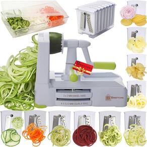 Brieftons Espiralizador De Vegetais De Mesa Com 10 Lâminas