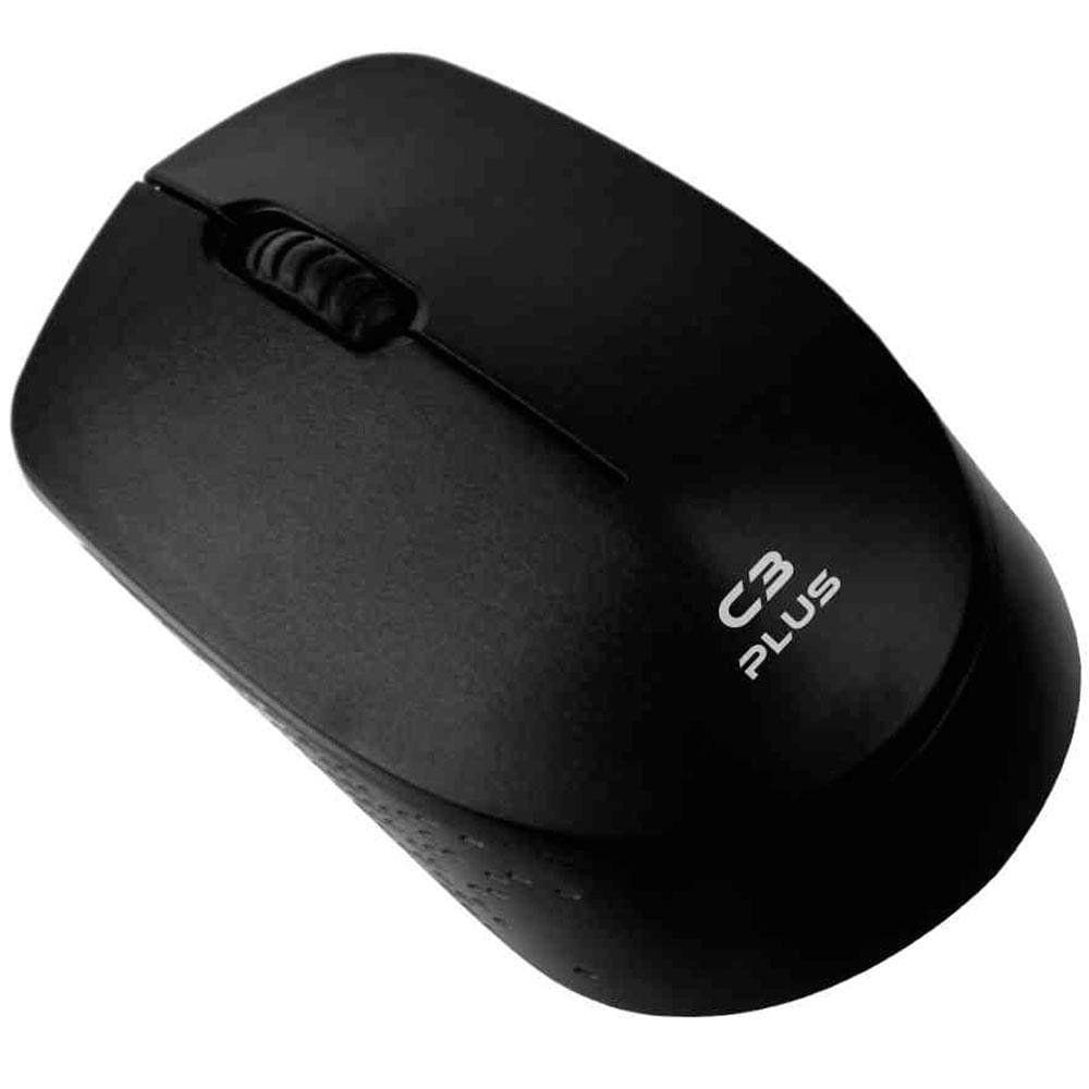 Mouse C3Tech Usb S/Fio Preto C3Plus - M-W17Bk
