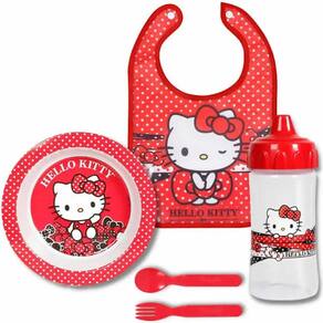 Kit A Hora Da Papinha Hello Kitty - Baby Go