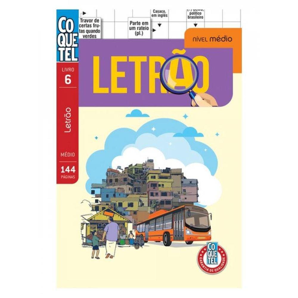 Livro Coquetel Letrão Nível Médio Ed 6