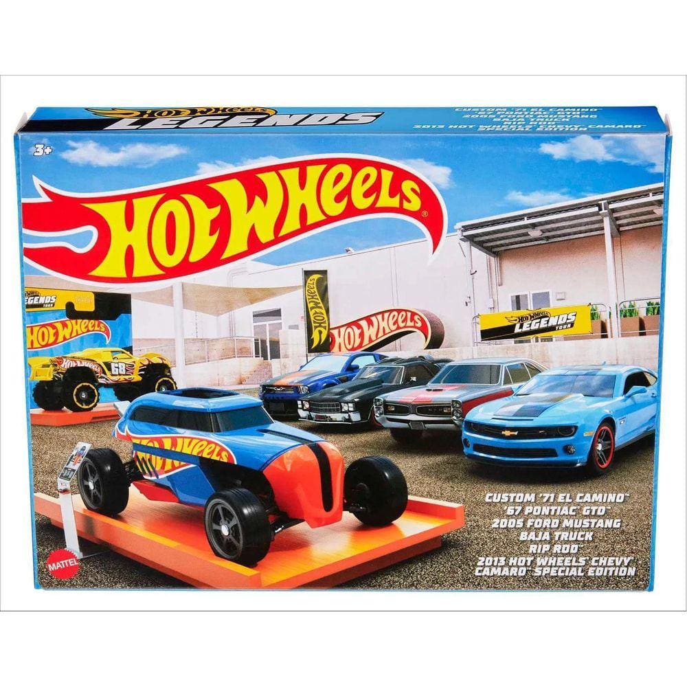 Kit 6 Carros Hot Wheels Legends Colecionável 1:64 Mattel