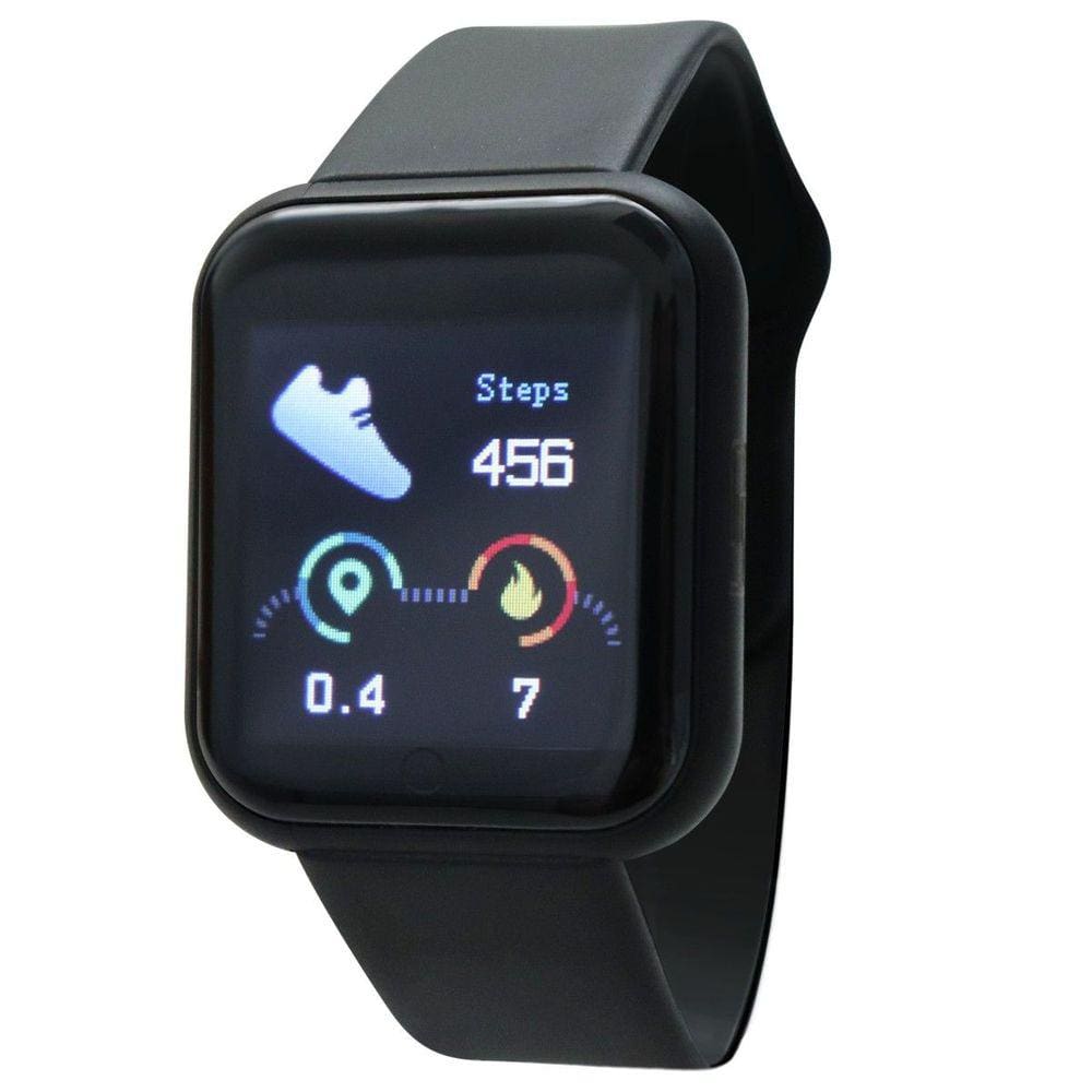 Smartwatch Relogio Inteligente Bluetooth caixa + Monitor saude carregamento pela pulseira android
