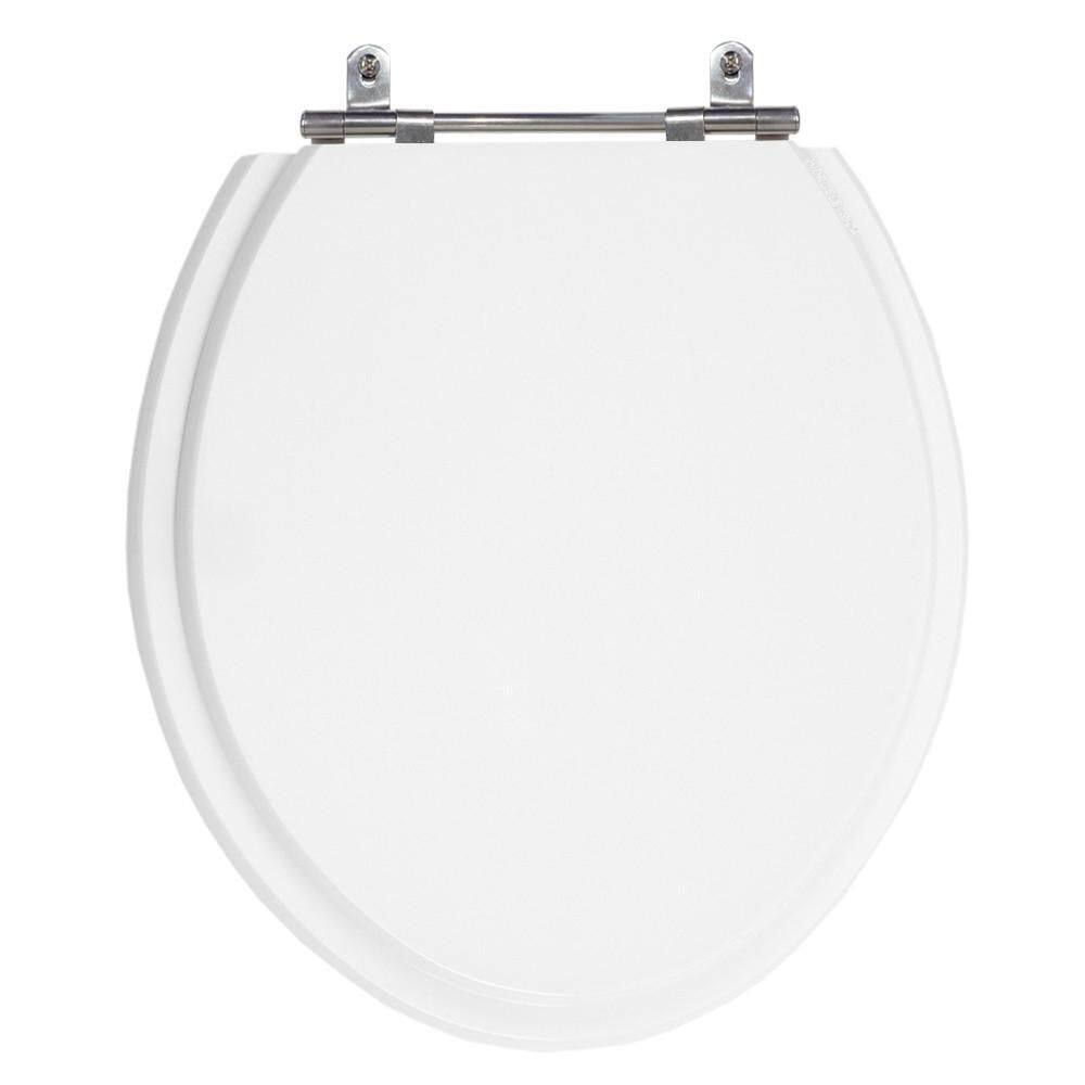 Assento Poliéster Laminado Ascot Branco Tampa Vaso Ideal