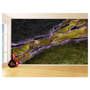 Papel De Parede 3D Estilo Marmore Tintas Cores 3,5M Mbr149