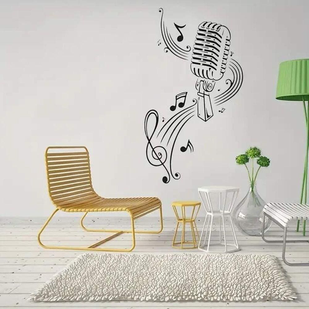 Adesivo De Parede Musica Mod03