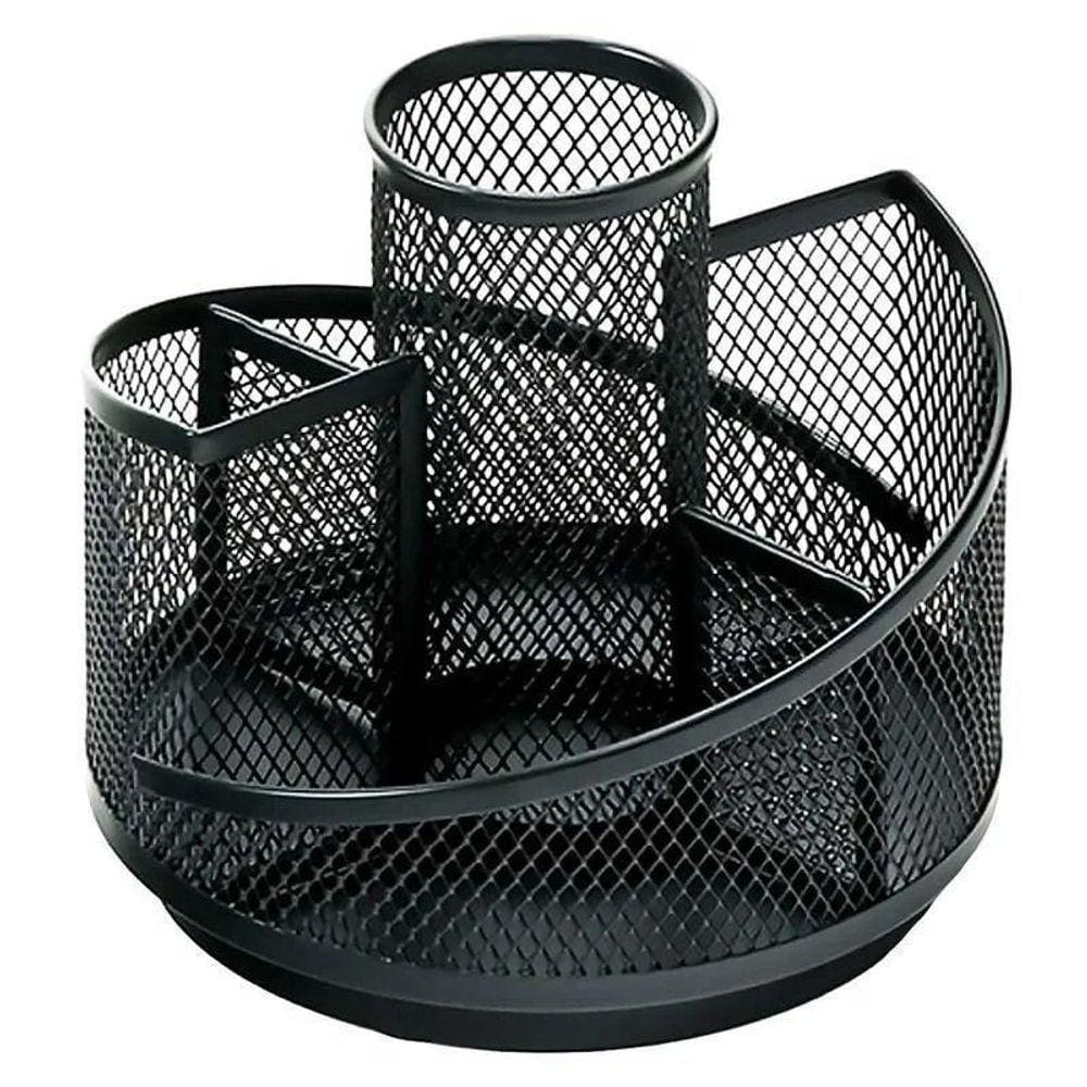 Organizador De Canetas Giratório 4 Divisórias - Espiral