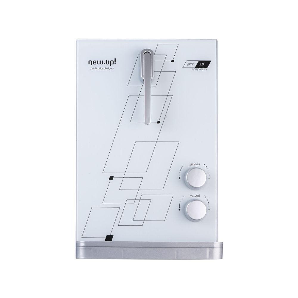 Purificador De Água Glass Refrigeração Por Compressor New Up