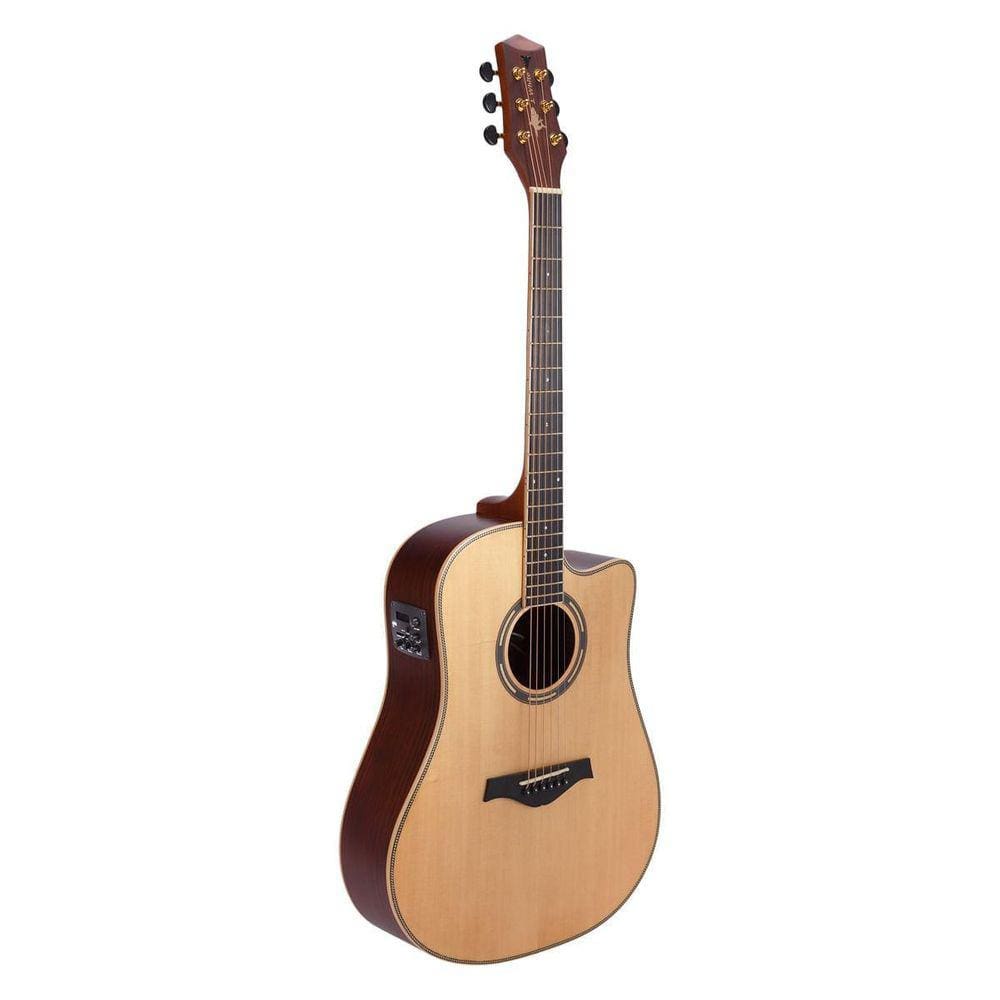 Violão J White Ah 106Ns 41 Eq Anatômico Folk Satin Nat Fosco
