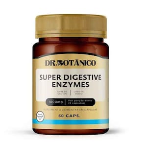 Super Digestive Enzymes 1000Mg 60 Capsulas Dr. Botanico