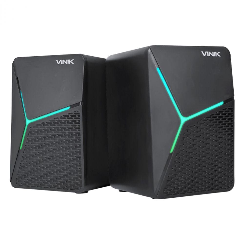 Caixa De Som Gamer Vinik Star 6W 2.0 Led Rainbow - Vspkg6wst