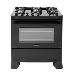 Fogão Max Glass 5 Queimadores Preto Bivolt FGVMG510PT Suggar