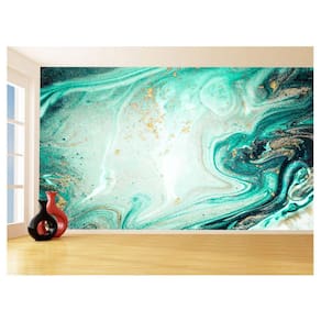 Papel De Parede 3D Estilo Marmore Tintas Cores 3,5M Mbr96