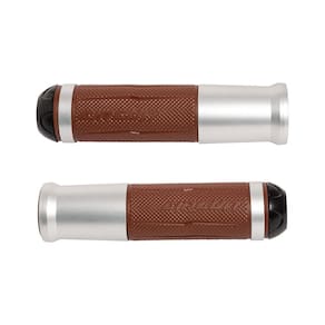 Manopla Circuit Silverstone Marrom/aluminio [F016]