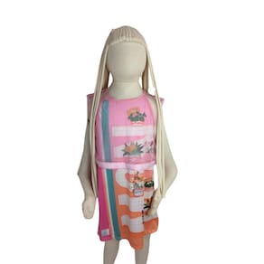 Vestido Infantil Casual Mon Sucre Rosa