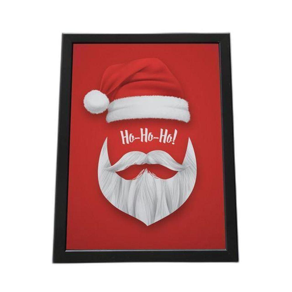 Quadro Com Moldura Ho-Ho-Ho