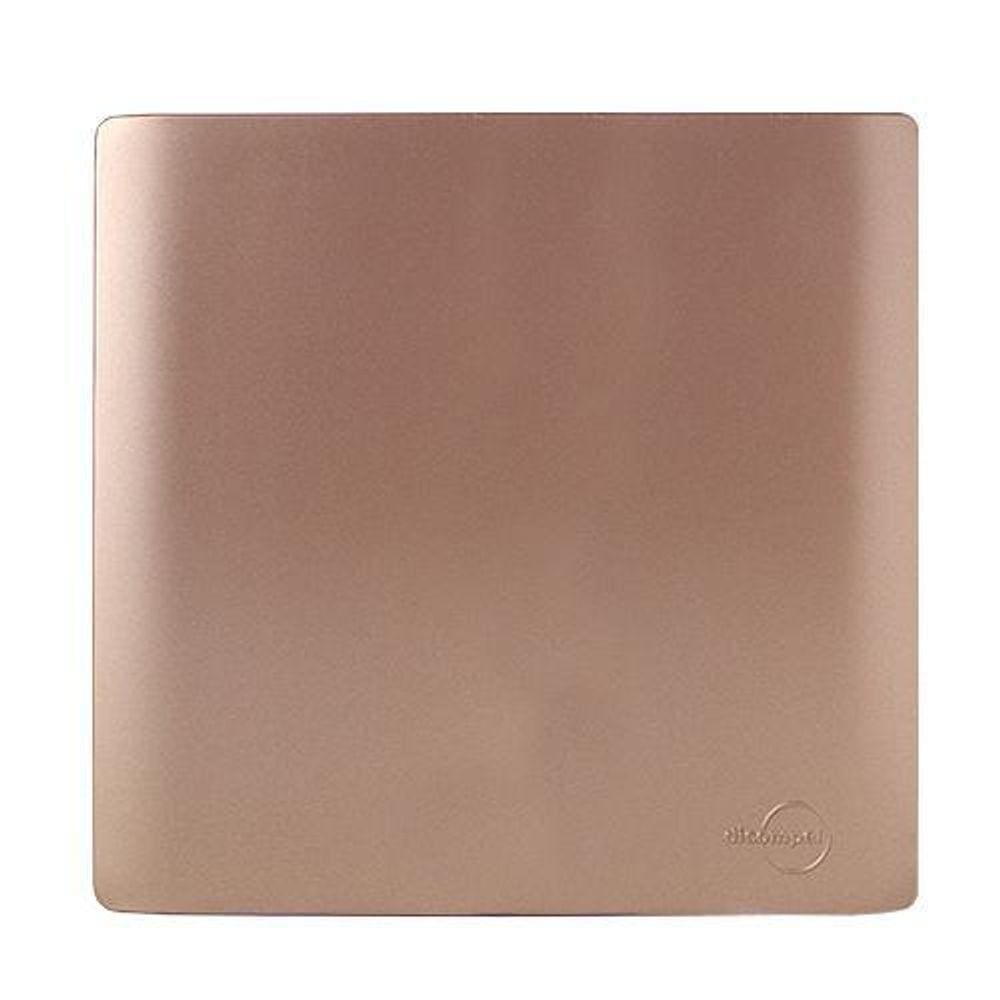 Placa Cega Com Suporte 4X4 - Novara Ouro Rose