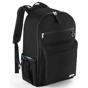 Mochila Maternidade Preta Bolsos Térmicos Multilaser