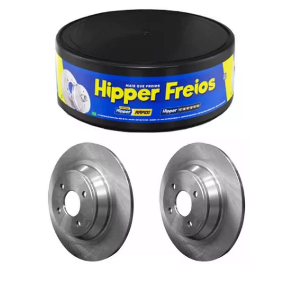 Disco de Freio Sólido S/Cubo C3 Peugeot 206 208 Par HF692