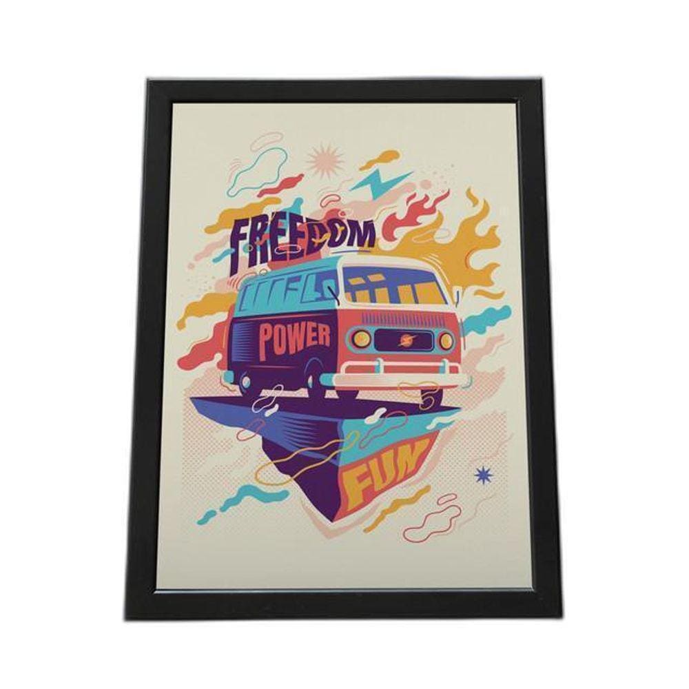 Quadro Com Moldura Freedom