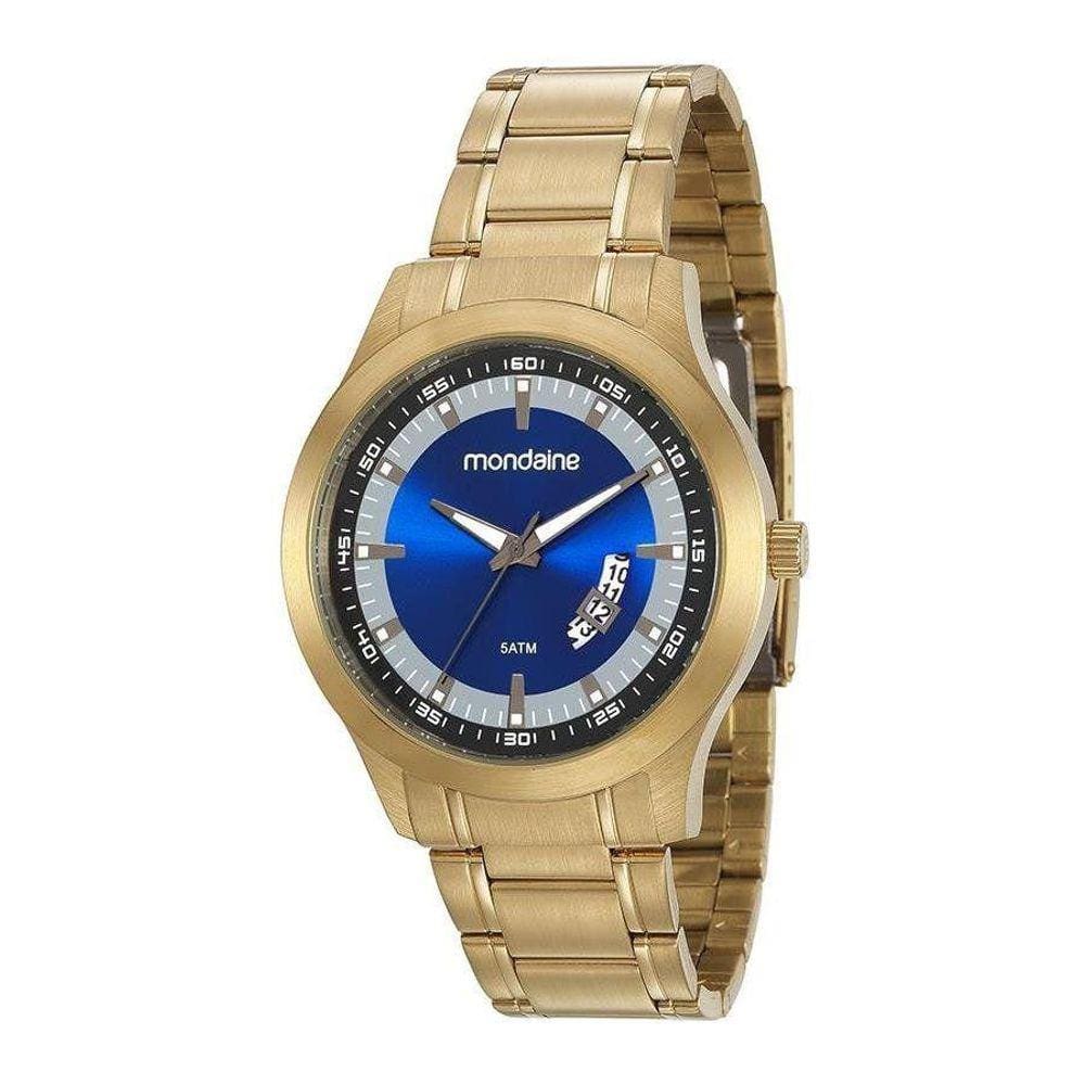 Relogio Mondaine Masculino 99183Gpmvda2 Casual Dourado