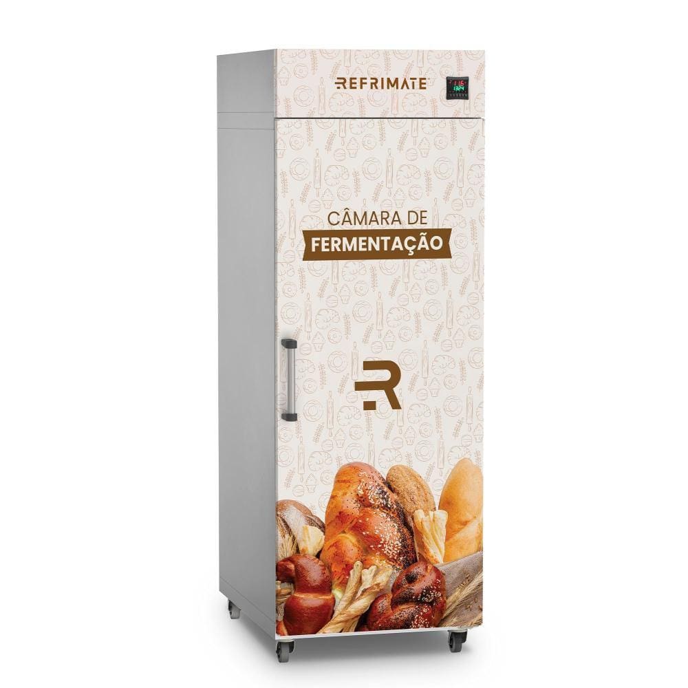 Armário Controle de Fermentação Refrimate 20 Esteiras Inox 220V CF20EIN