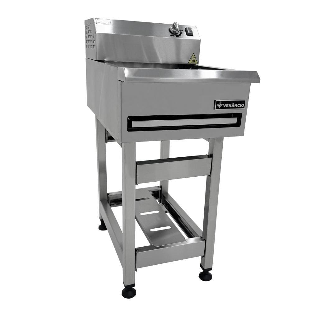 Conservador de Fritura Elétrico Venâncio Linha Prime 45 cm 17 Litros Com Cavalete 127V PCF18-ME-PCE030
