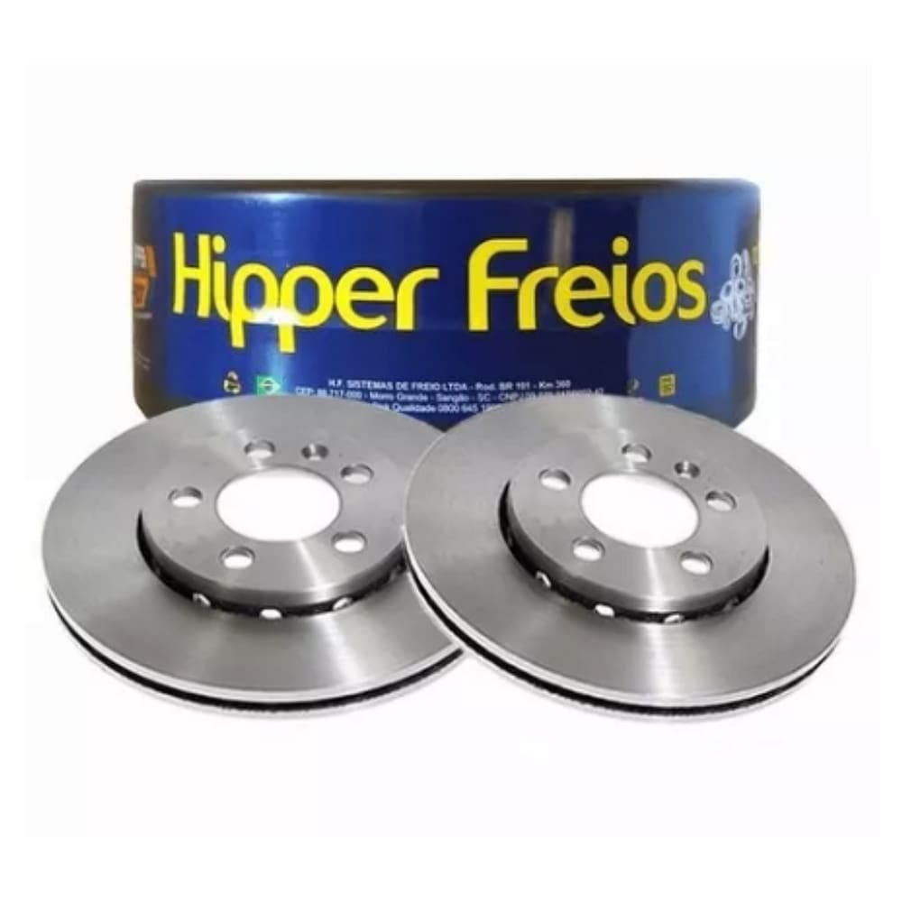 Disco de Freio Ventilado S/Cubo Fox ARO15 Par HF81