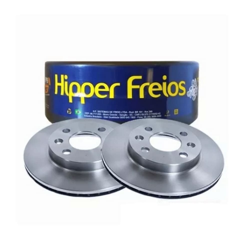 Disco de Freio Ventilado S/Cubo Clio Kangoo Megane Par HF572