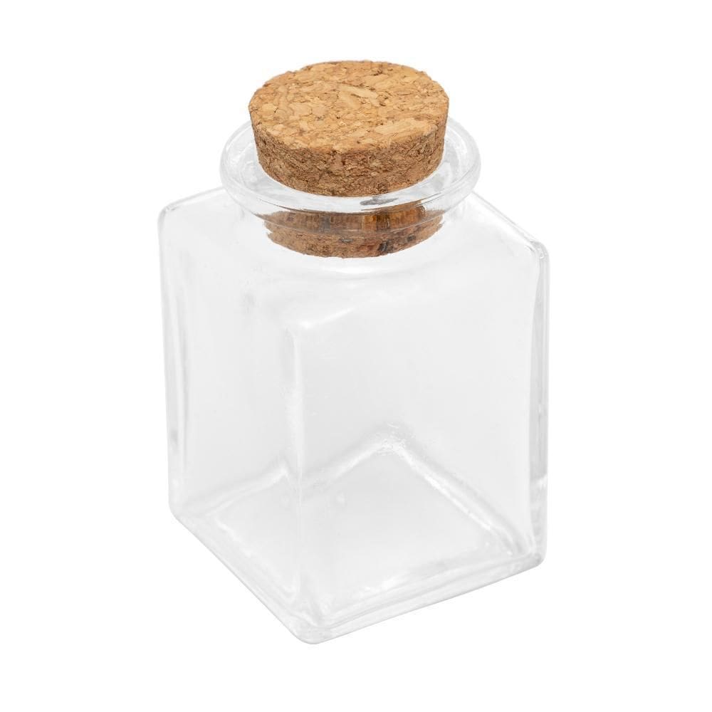 Porta Mantimento Lyor De Vidro Com Rolha 90Ml