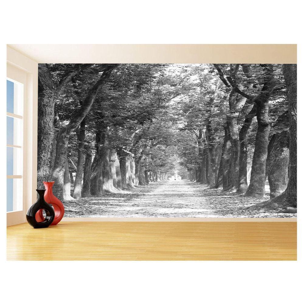 Papel De Parede 3D Estrada Caminho Paisagem 3,5M Nes130