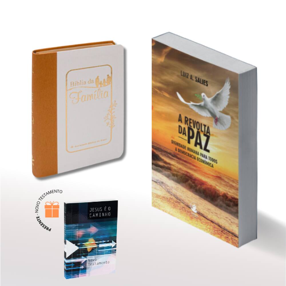 Kit 2 Livros A Revolta da Paz | A Bíblia da Família