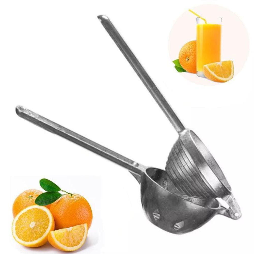 Espremedor De Suco Laranja Limão Grande 22Cm Alumínio