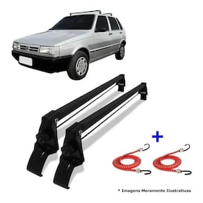 Rack Teto + 2 Elastico Fiat Uno Fire Mille 4 Portas 84 A 13
