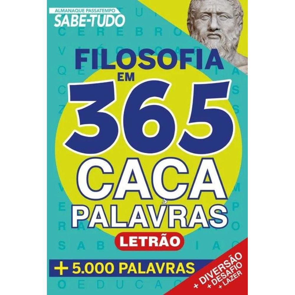 Passatempo Sabe-Tudo - Filosofia em 365 Caça-Palavras