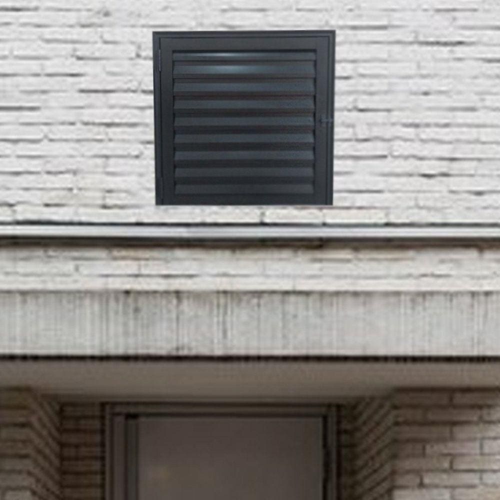 Portinhola Alçapão Alumínio Linha Veneza Medidas: 100 X 80 Preto