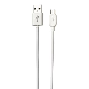 Cabo Usb Para Micro Usb Maketech 1Mt Branco Sy-03